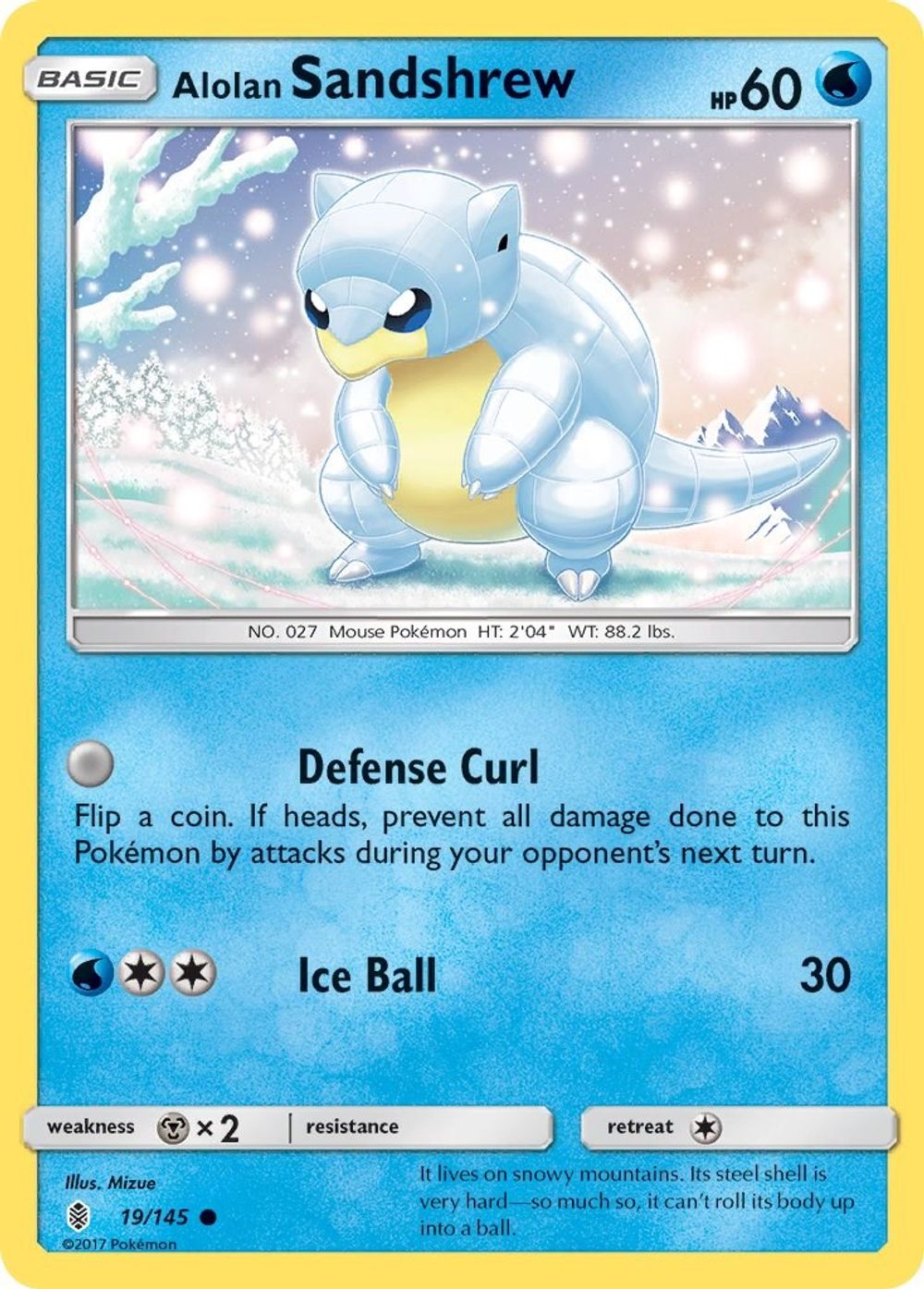 Alolan Sandshrew — SM - Guardians Rising
