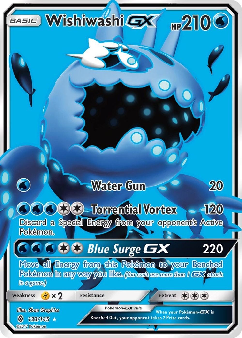 Wishiwashi GX (Full Art) — SM - Guardians Rising