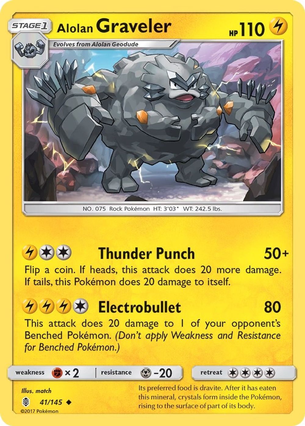 Alolan Graveler — SM - Guardians Rising