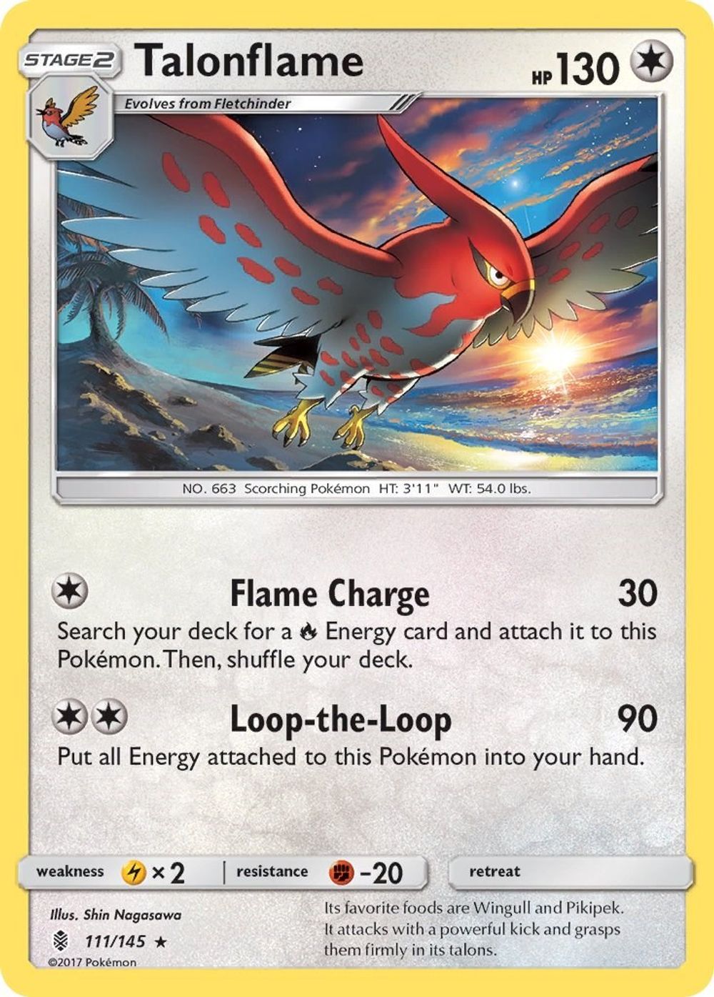 Talonflame — SM - Guardians Rising