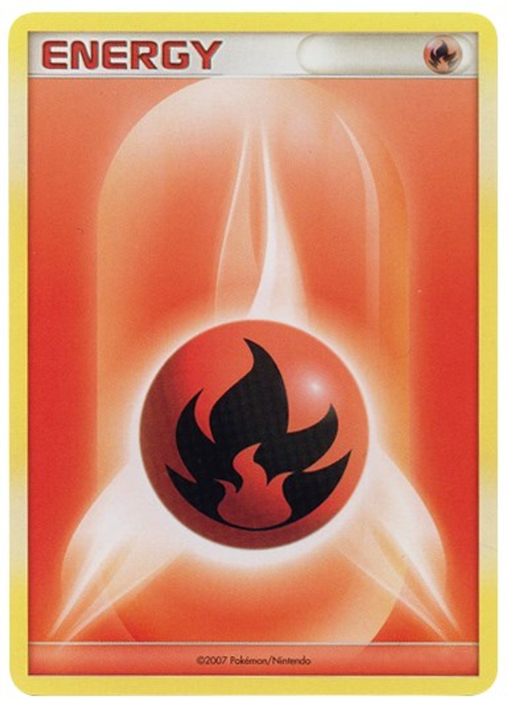 Fire Energy (2007 Unnumbered D/P Style Non-Holo) — League & Championship Cards