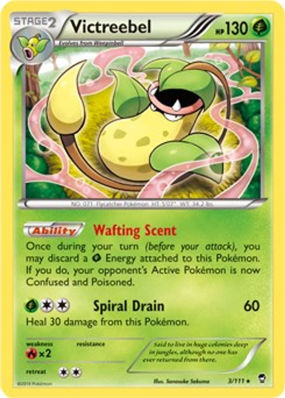 Victreebel - 3/111 (XY Furious Fists) — Deck Exclusives