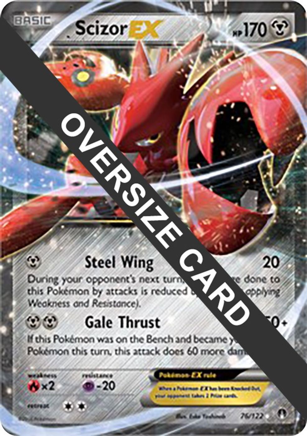 Scizor EX - 76/122 — Jumbo Cards