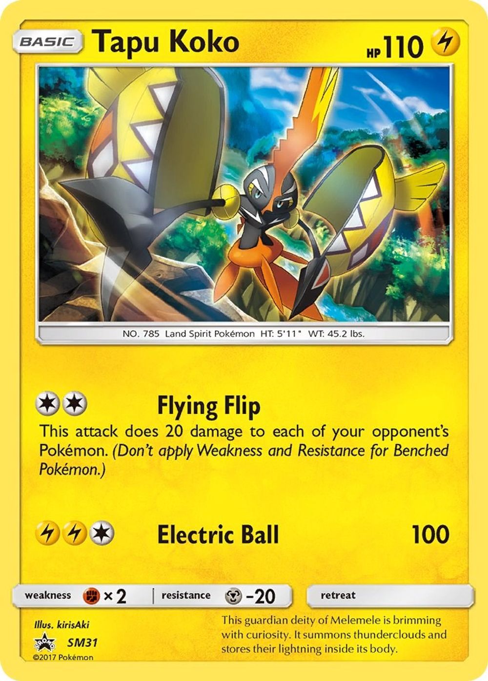 Tapu Koko - SM31 — SM Promos
