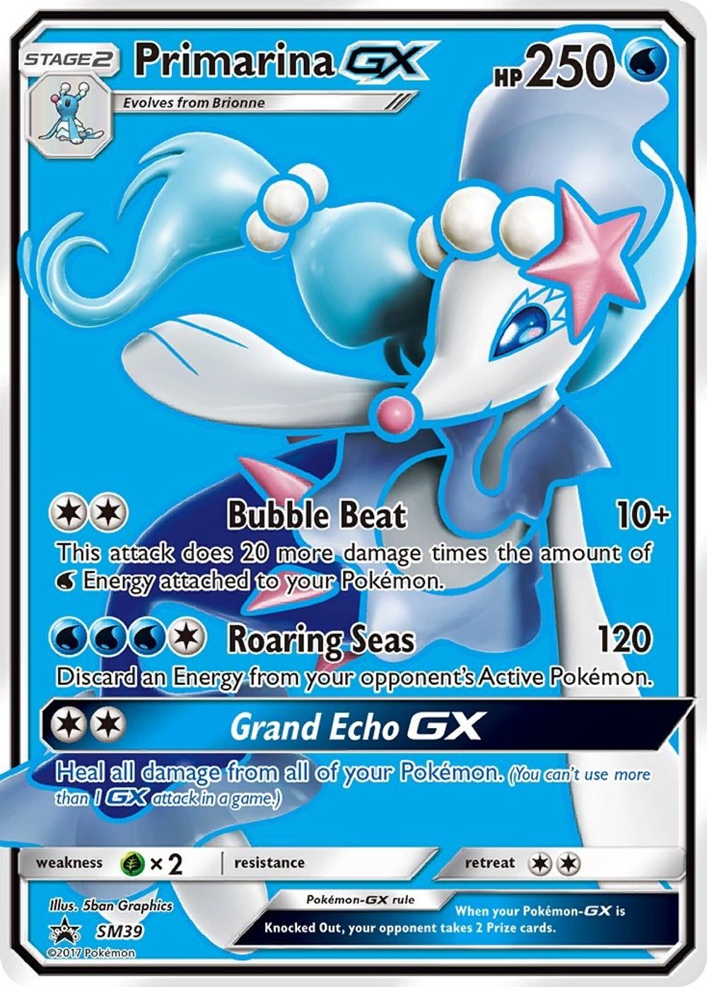 Primarina GX - SM39 — SM Promos