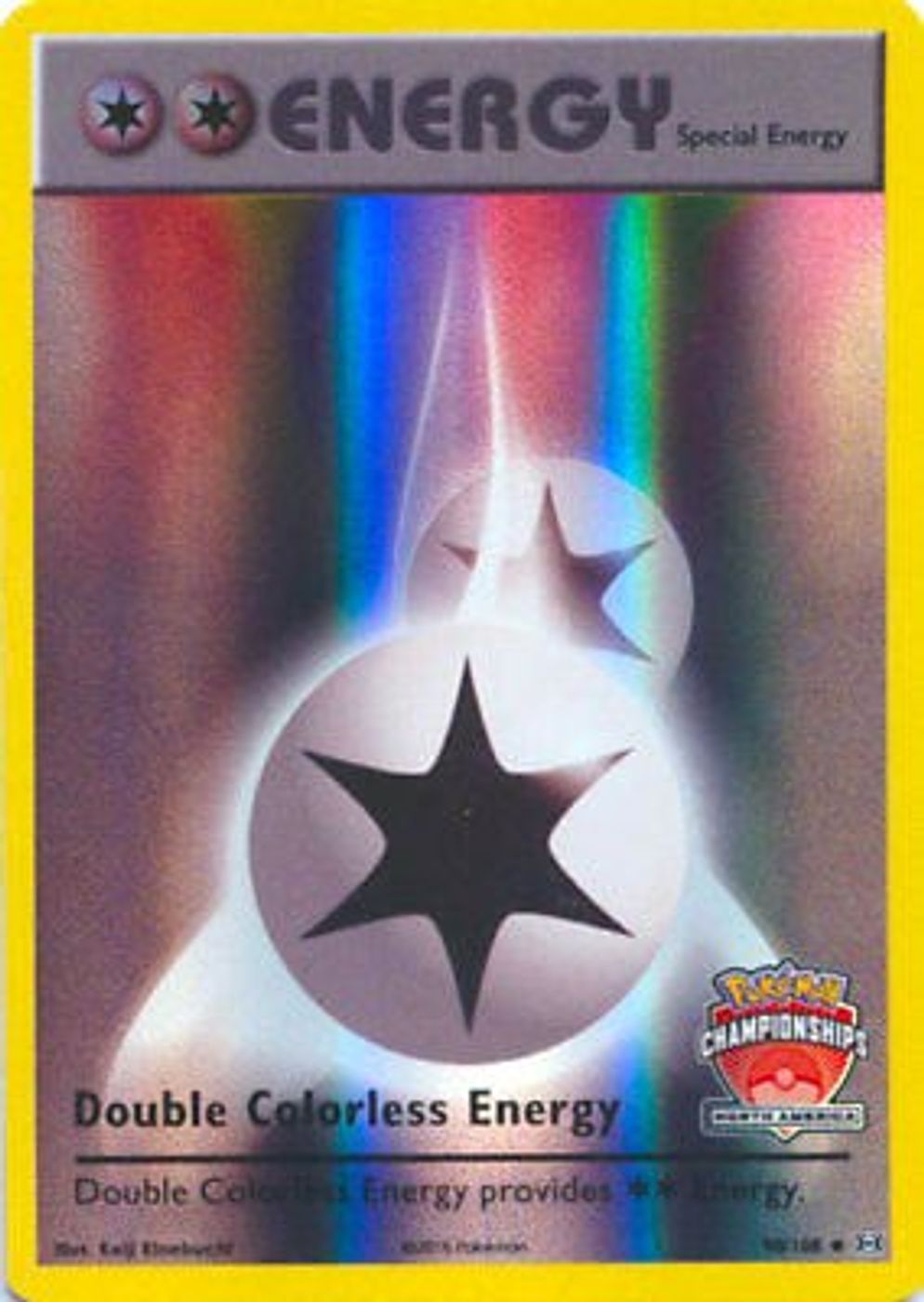 Double Colorless Energy - 90/108 (North America Championships) — League & Championship Cards