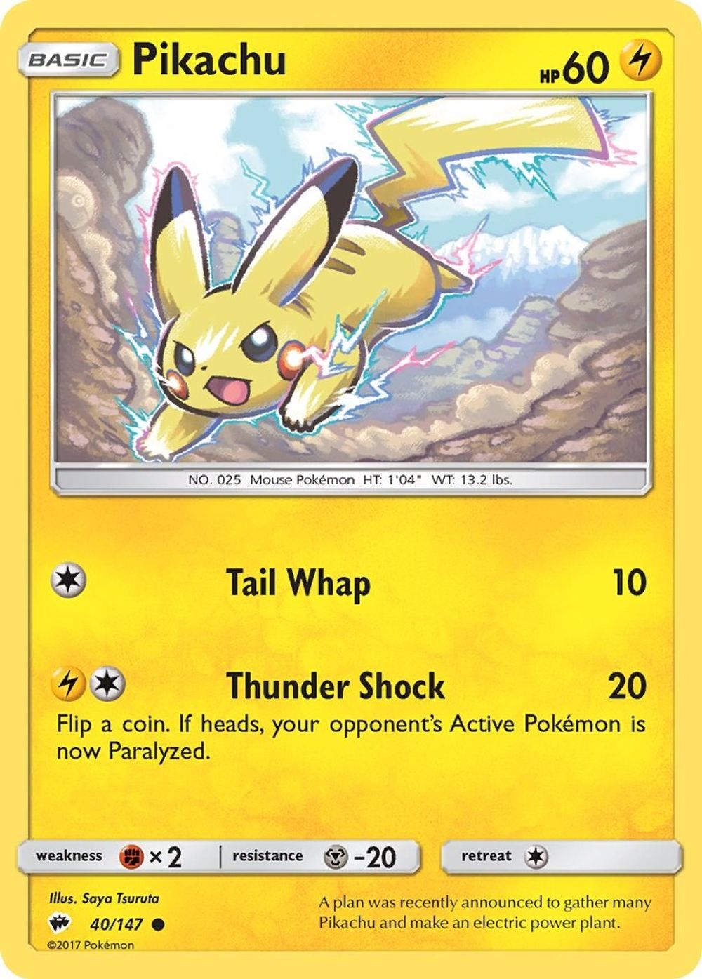 Pikachu — SM - Burning Shadows