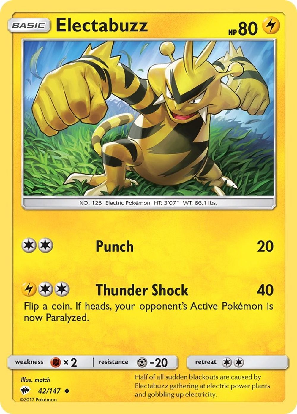 Electabuzz — SM - Burning Shadows