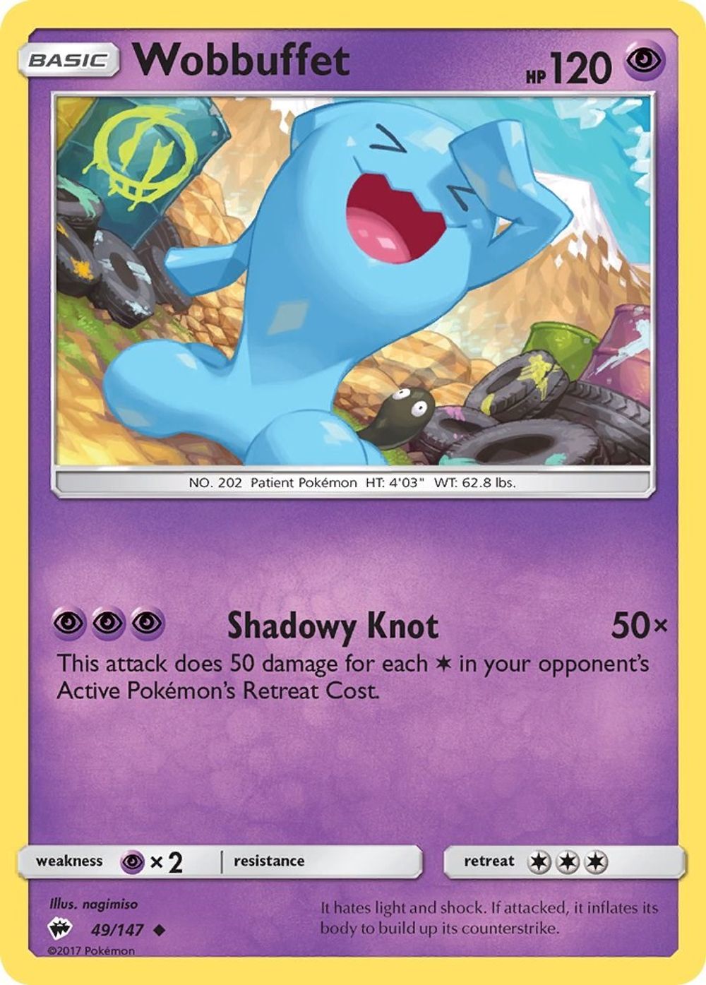 Wobbuffet — SM - Burning Shadows