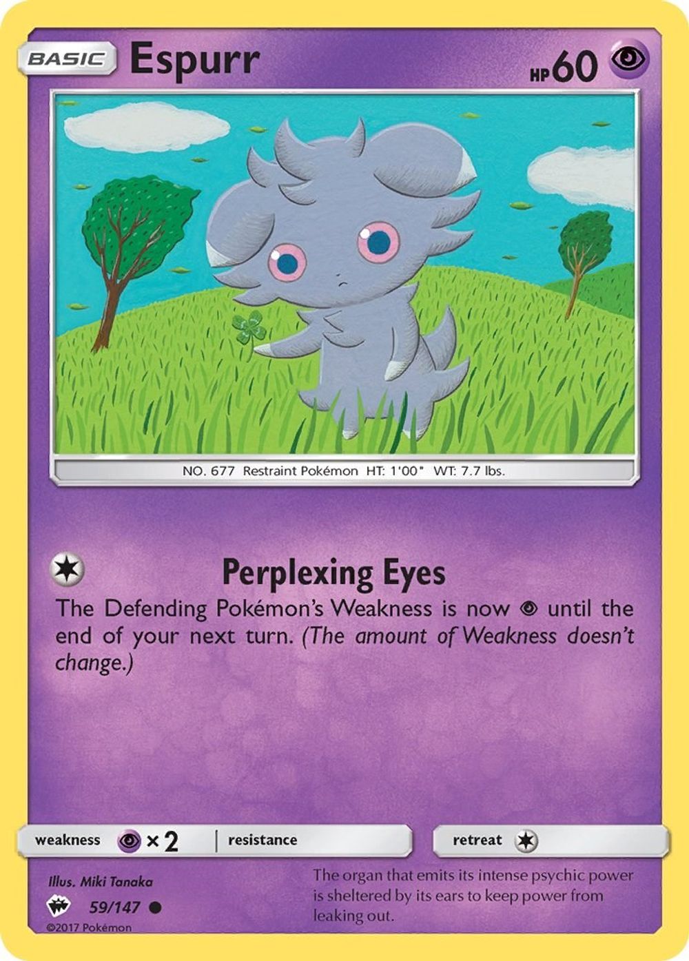 Espurr — SM - Burning Shadows