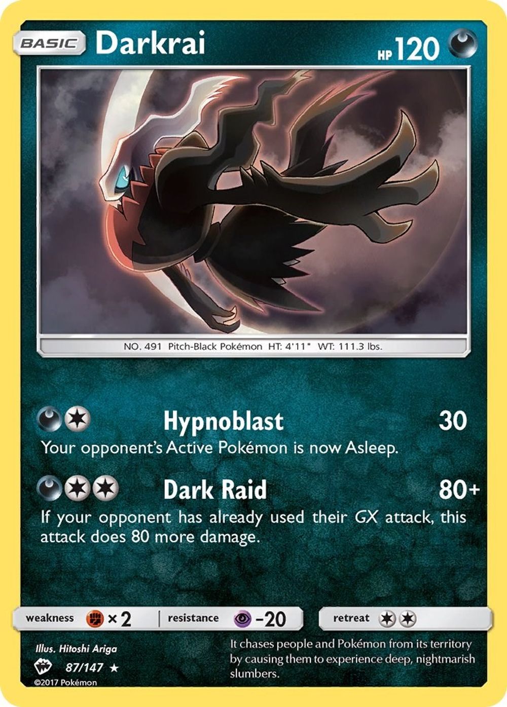 Darkrai — SM - Burning Shadows