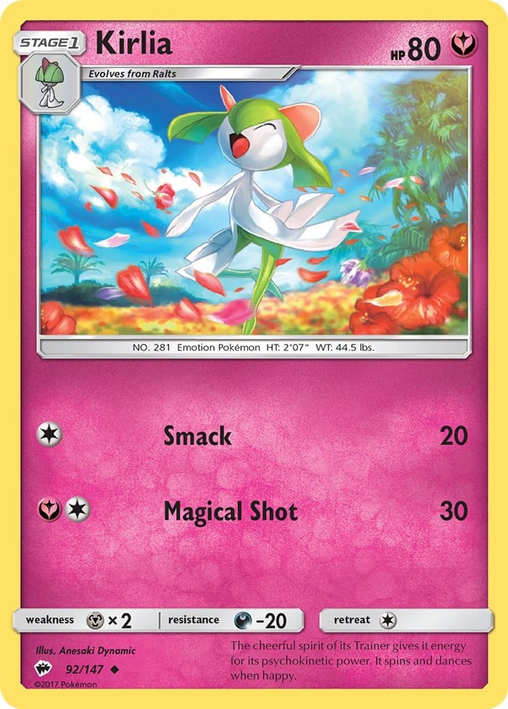 Kirlia — SM - Burning Shadows