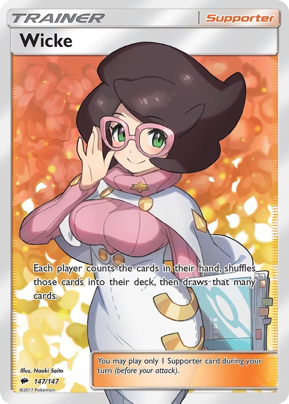 Wicke (Full Art) — SM - Burning Shadows