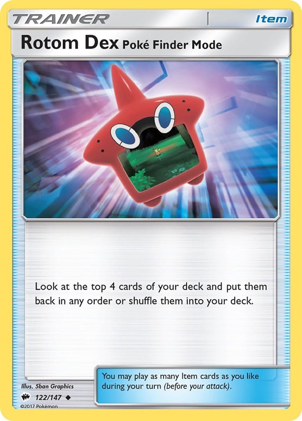 Rotom Dex Poke Finder Mode — SM - Burning Shadows