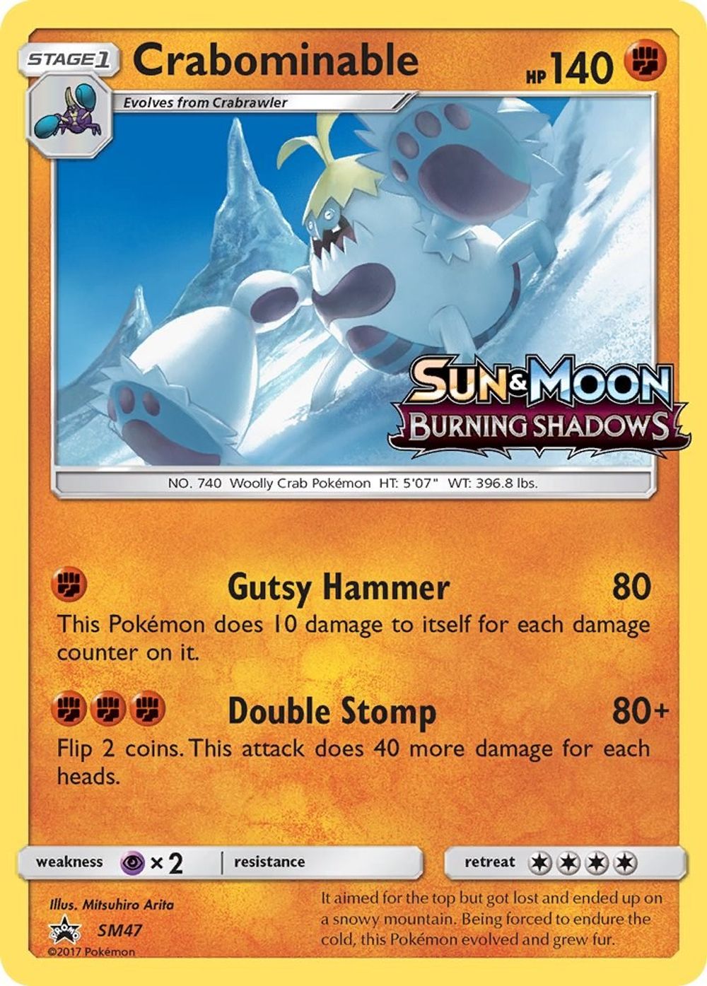 Crabominable - SM47 (Prerelease) — SM Promos