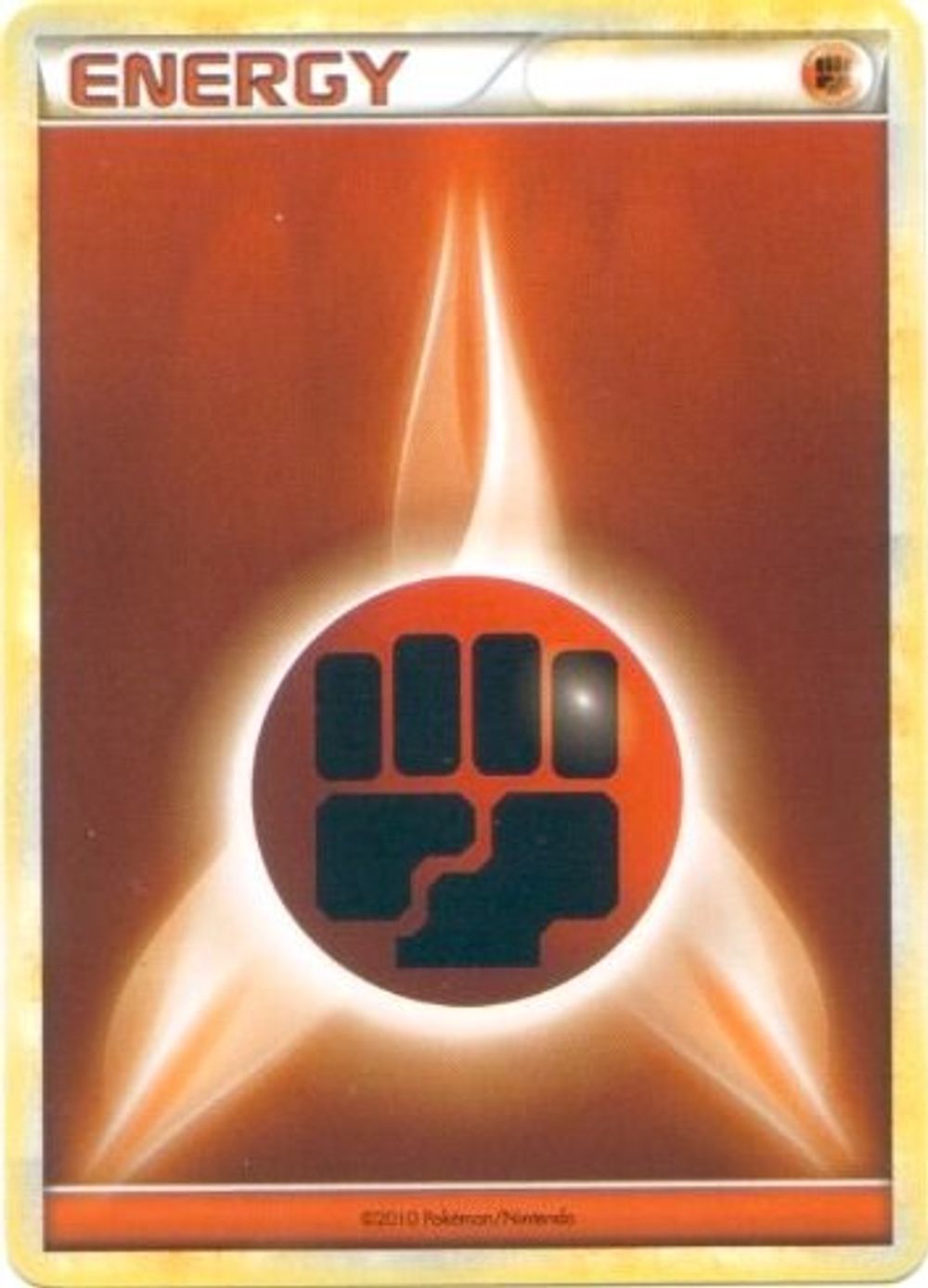Fighting Energy (2010 Unnumbered HGSS Style Non-Holo) — League & Championship Cards