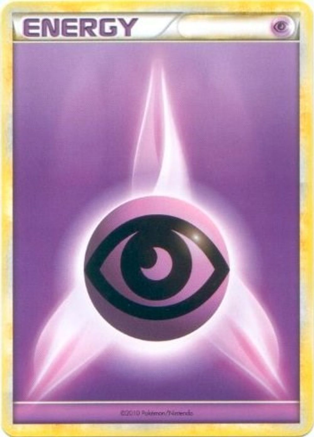 Psychic Energy (2010 Unnumbered HGSS Style Non-Holo) — League & Championship Cards