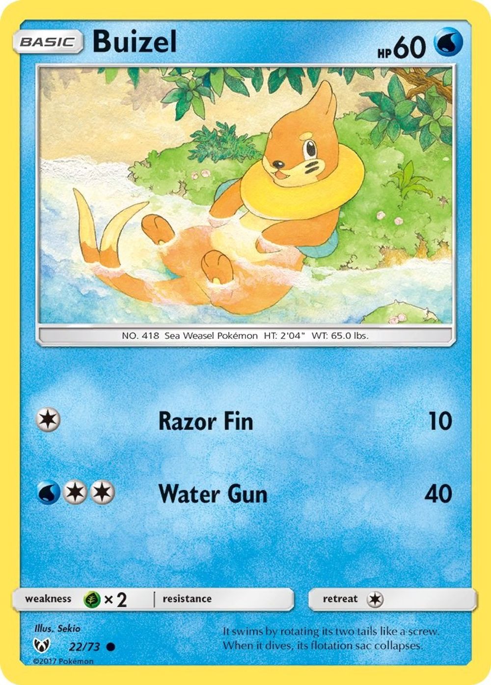 Buizel — Shining Legends