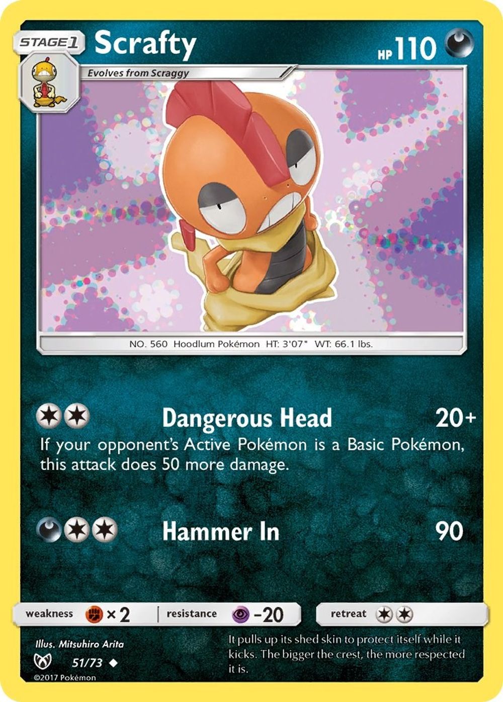 Scrafty — Shining Legends