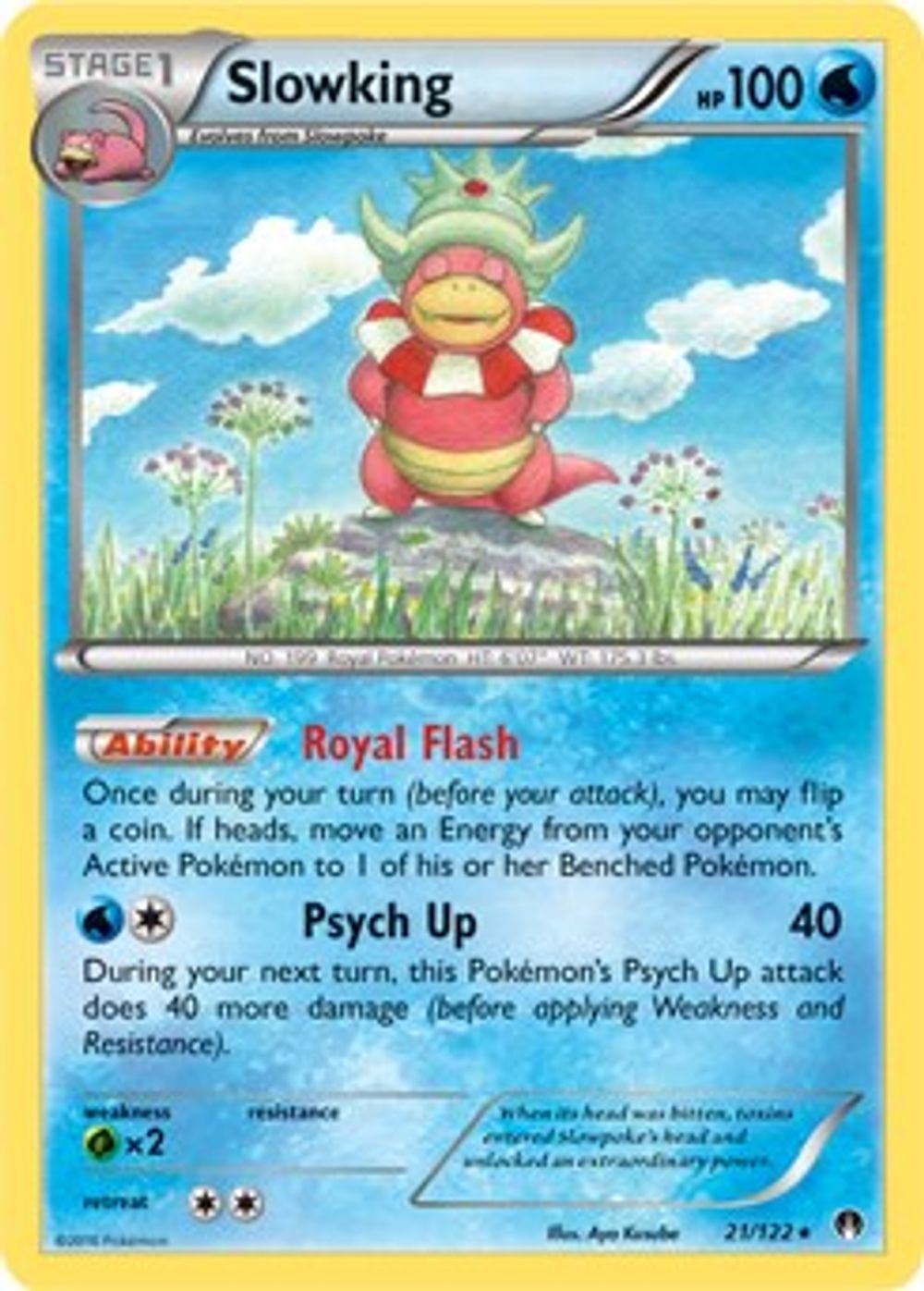 Slowking - 21/122 (Cosmos Holo) — Alternate Art Promos