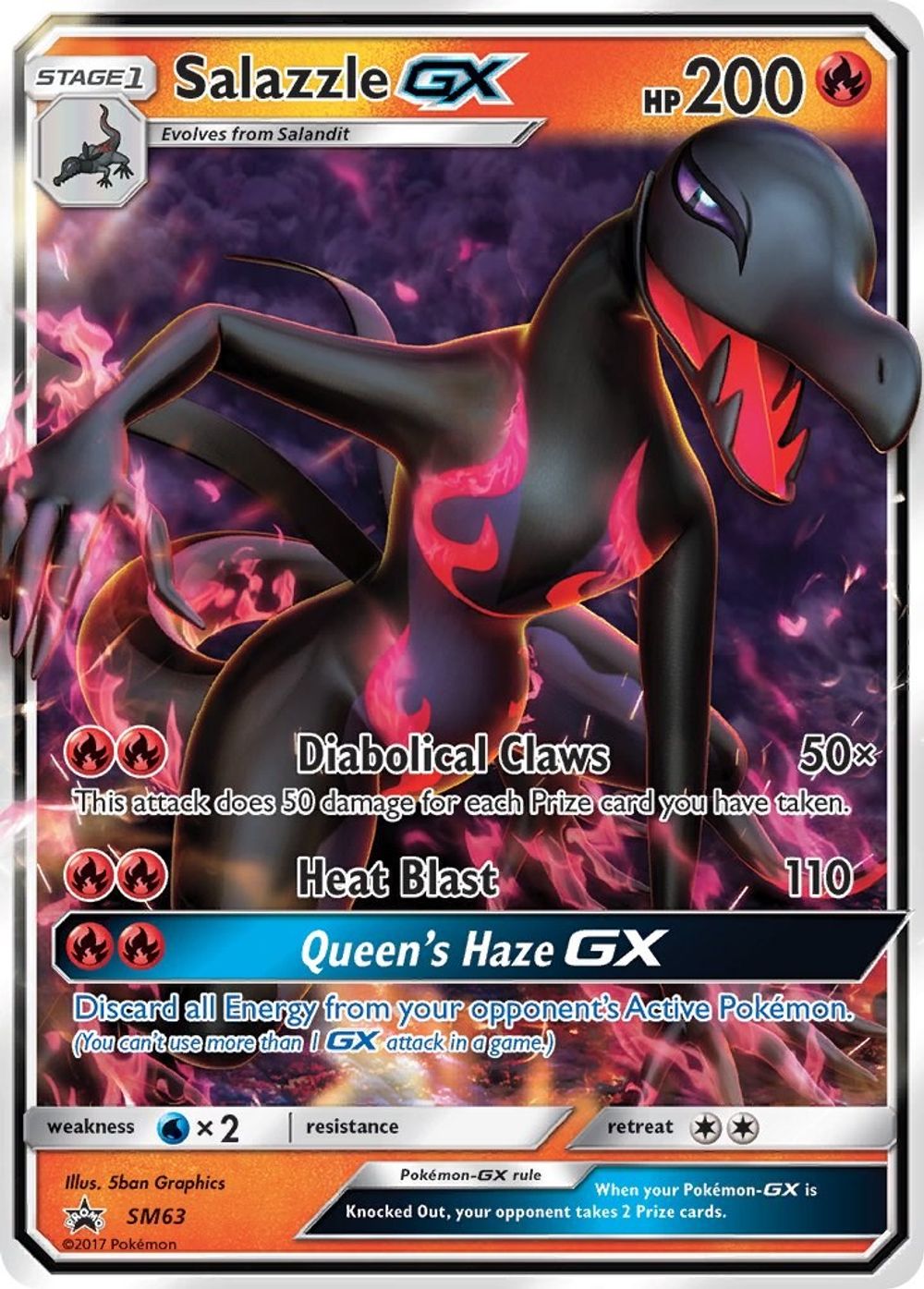 Salazzle GX - SM63 — SM Promos