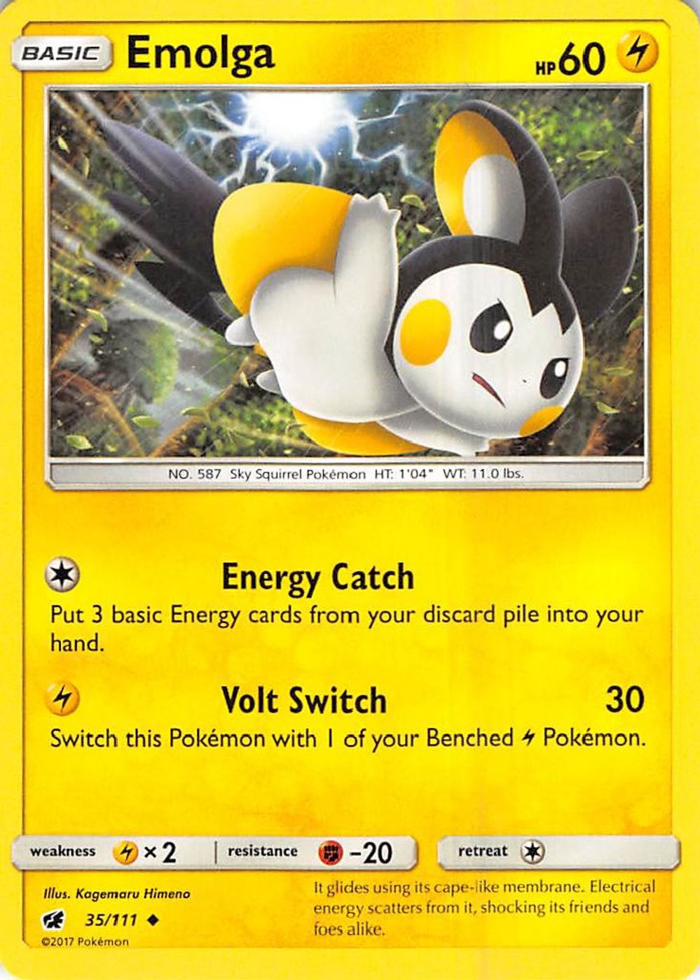 Emolga — SM - Crimson Invasion