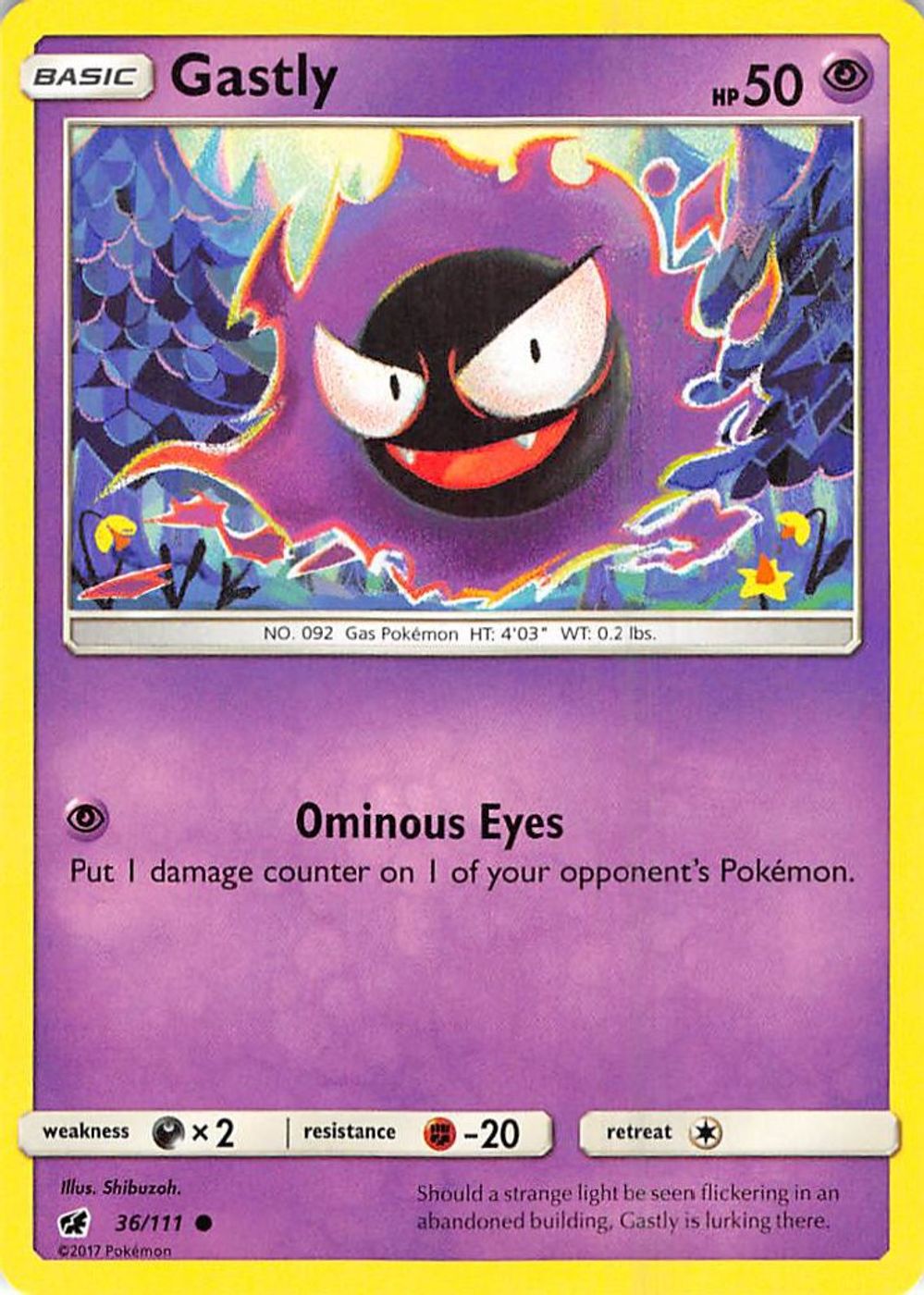 Gastly — SM - Crimson Invasion