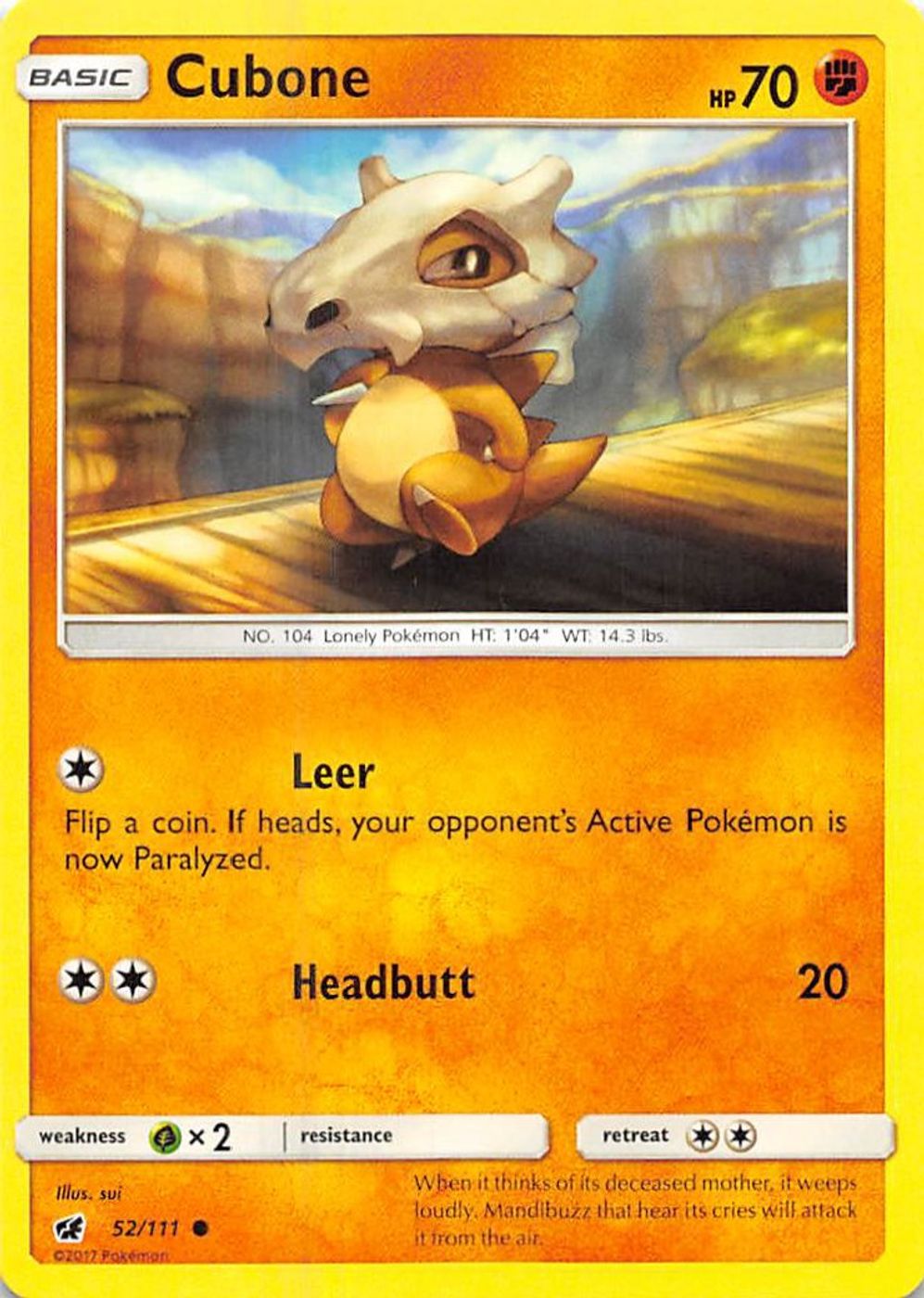Cubone — SM - Crimson Invasion