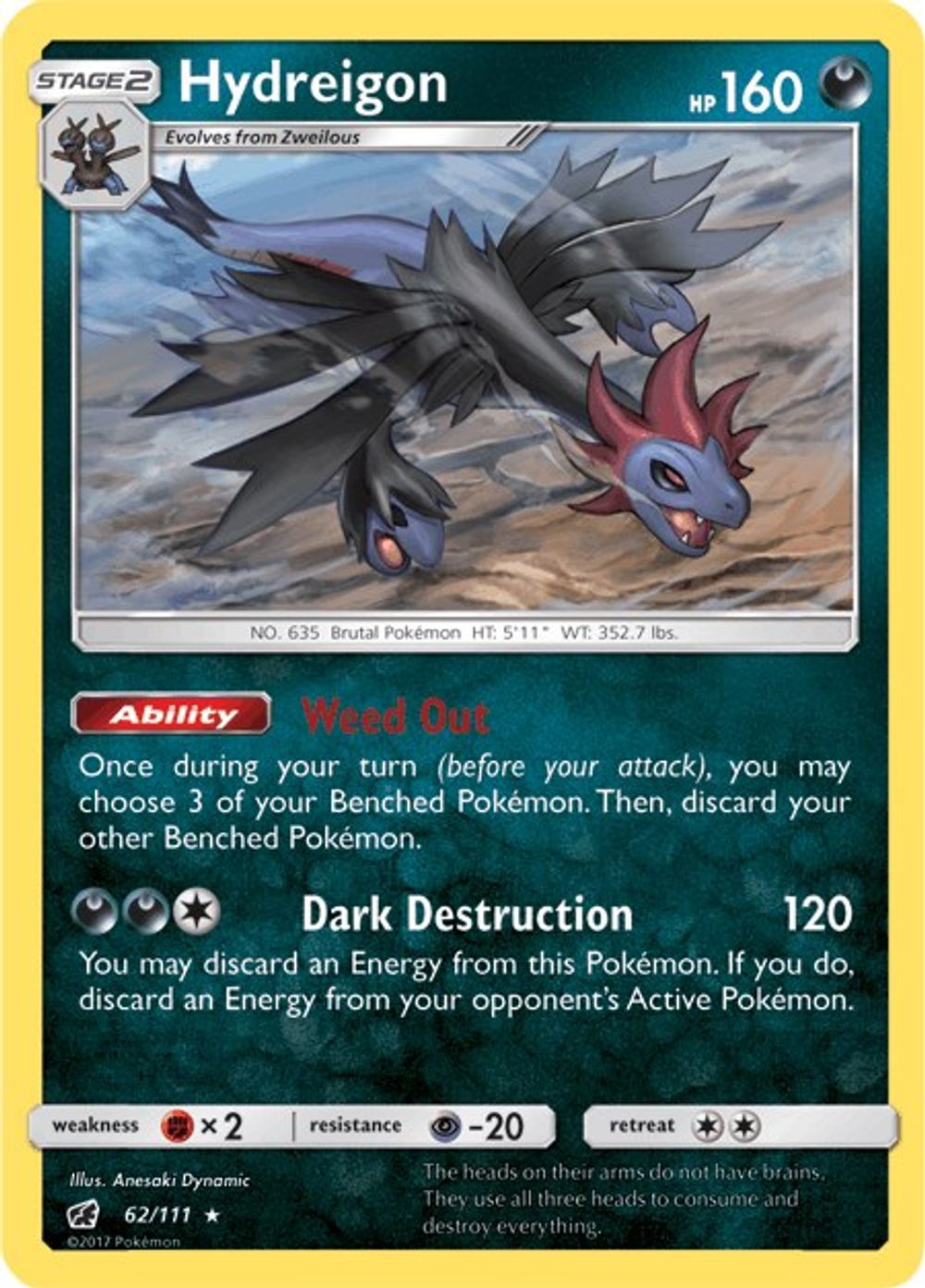 Hydreigon — SM - Crimson Invasion