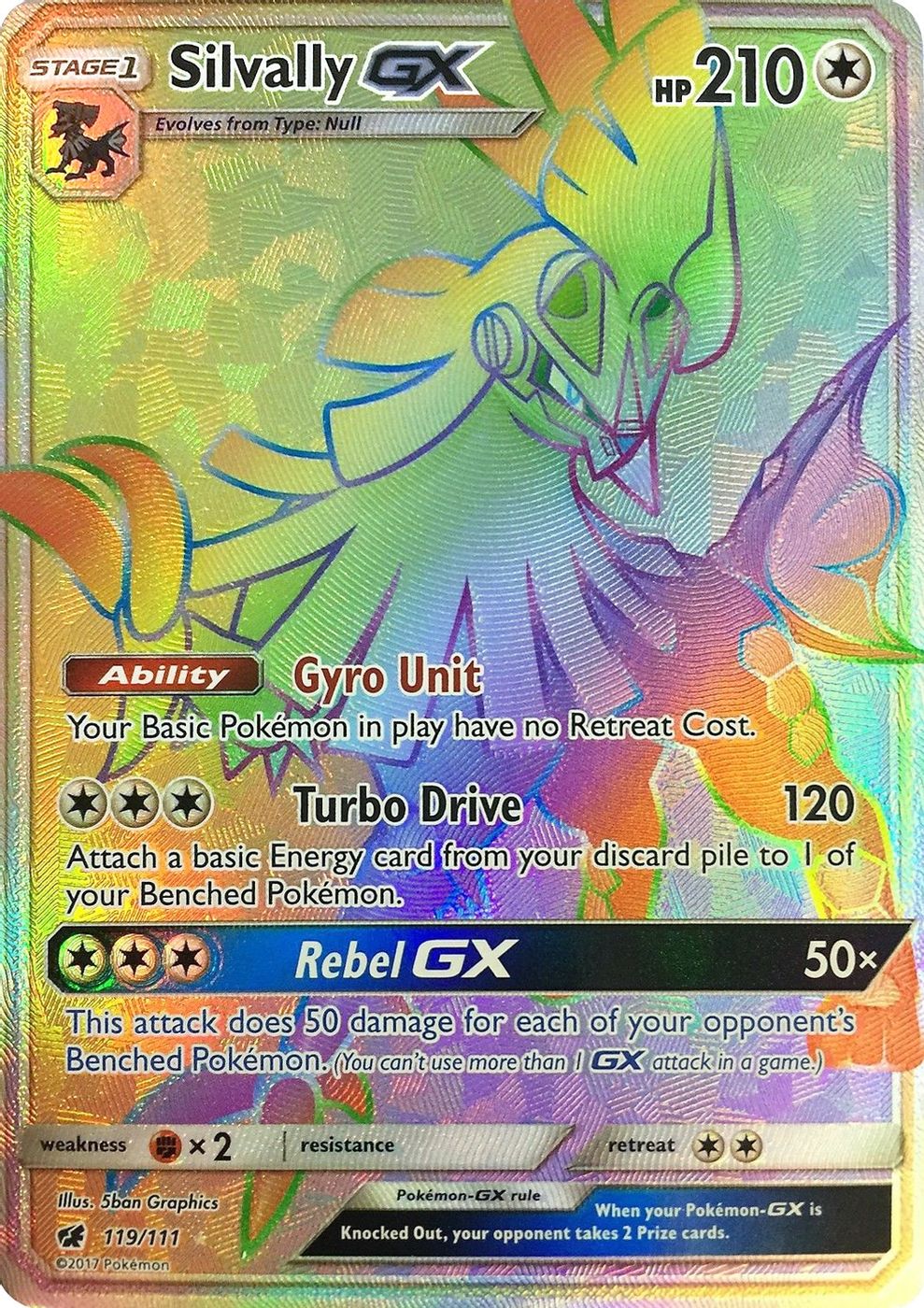 Silvally GX (Secret) — SM - Crimson Invasion