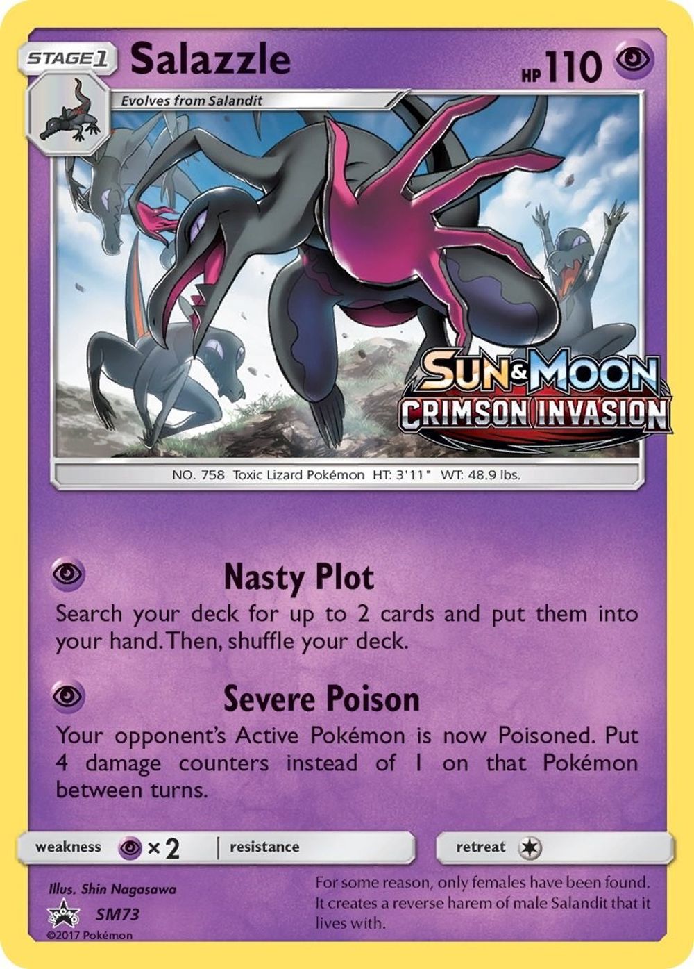 Salazzle - SM73 (Prerelease) — SM Promos