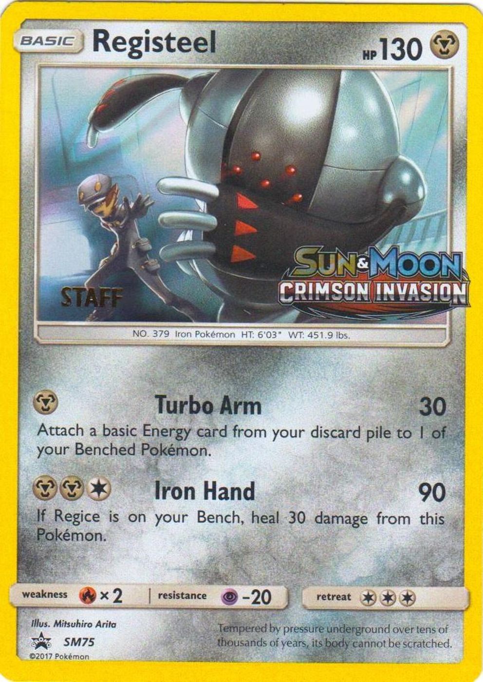 Registeel - SM75 (Prerelease) [Staff] — SM Promos