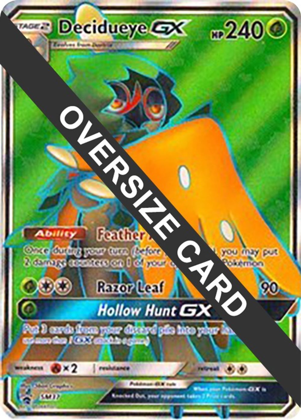 Decidueye GX - SM37 (SM Black Star Promo) — Jumbo Cards