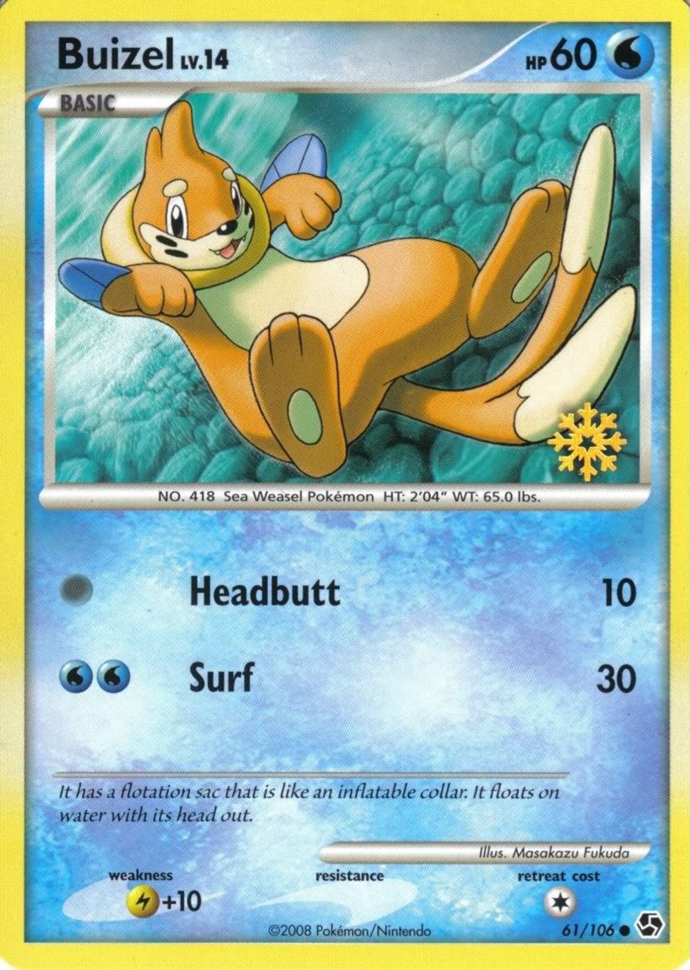 Buizel - 61/106 — Countdown Calendar Promos