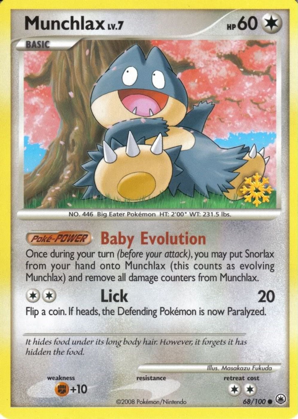 Munchlax - 68/100 — Countdown Calendar Promos