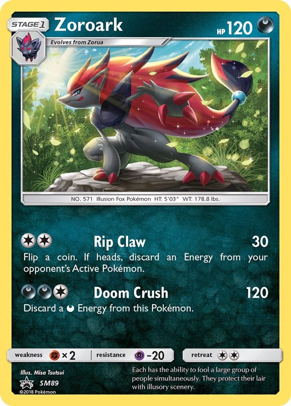 Zoroark - SM89 — SM Promos