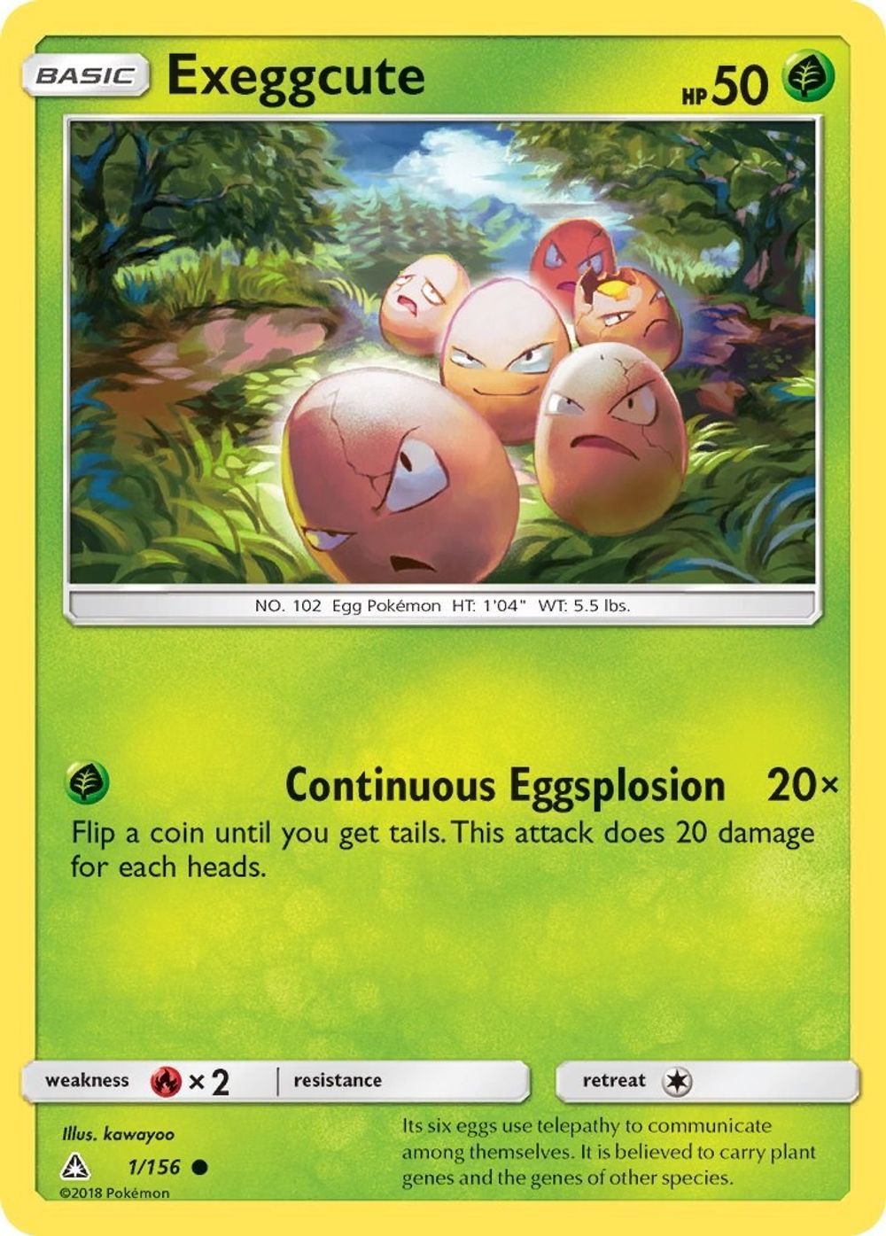 Exeggcute — SM - Ultra Prism