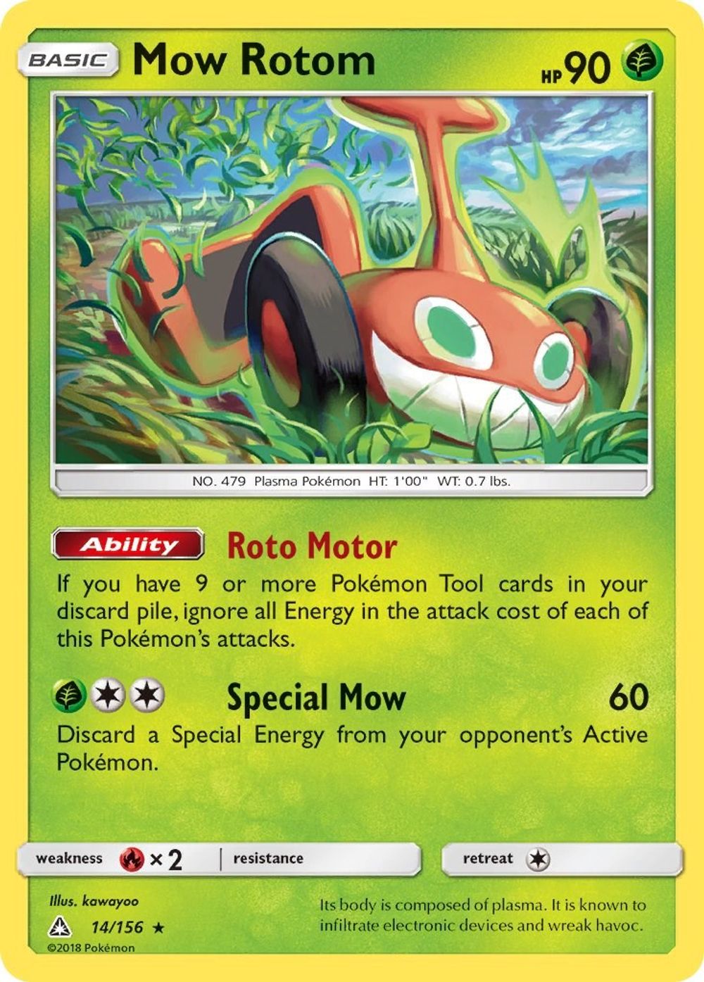 Mow Rotom — SM - Ultra Prism