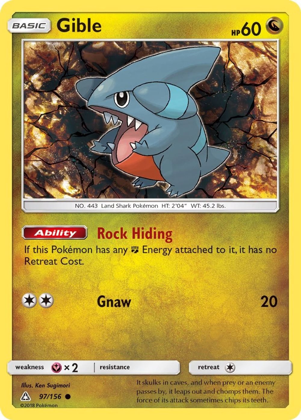 Gible (97) — SM - Ultra Prism