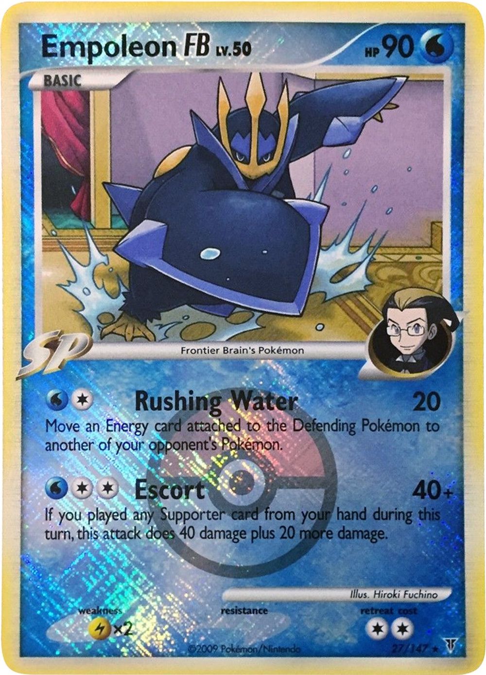 Empoleon FB - 27/147 (League Promo) — League & Championship Cards