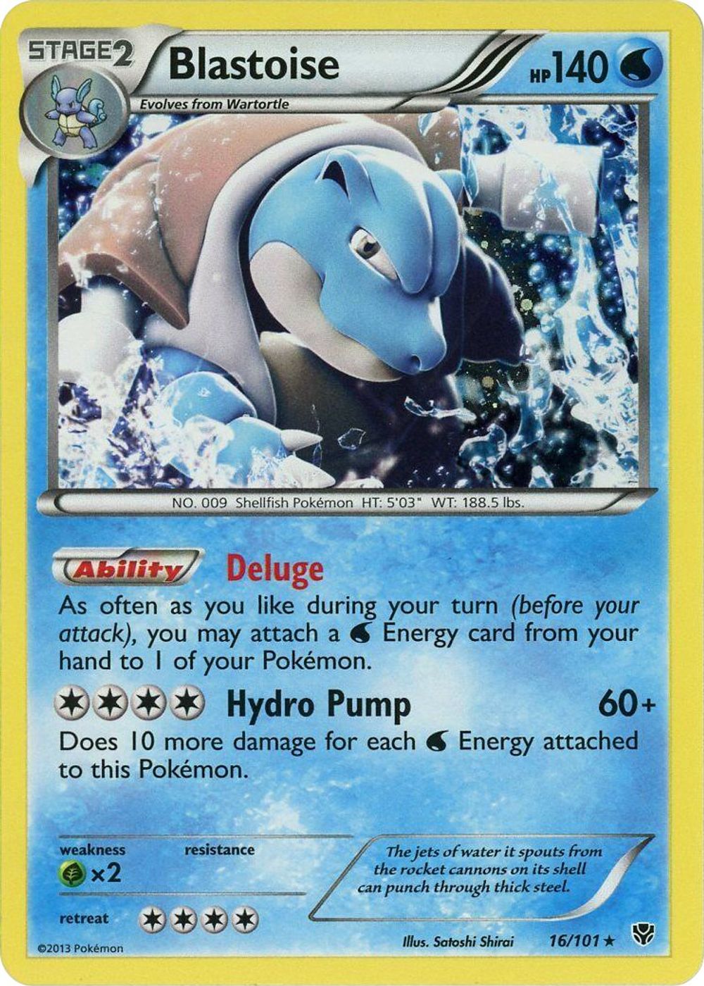 Blastoise - 16/101 (Cosmos Holo) — Blister Exclusives