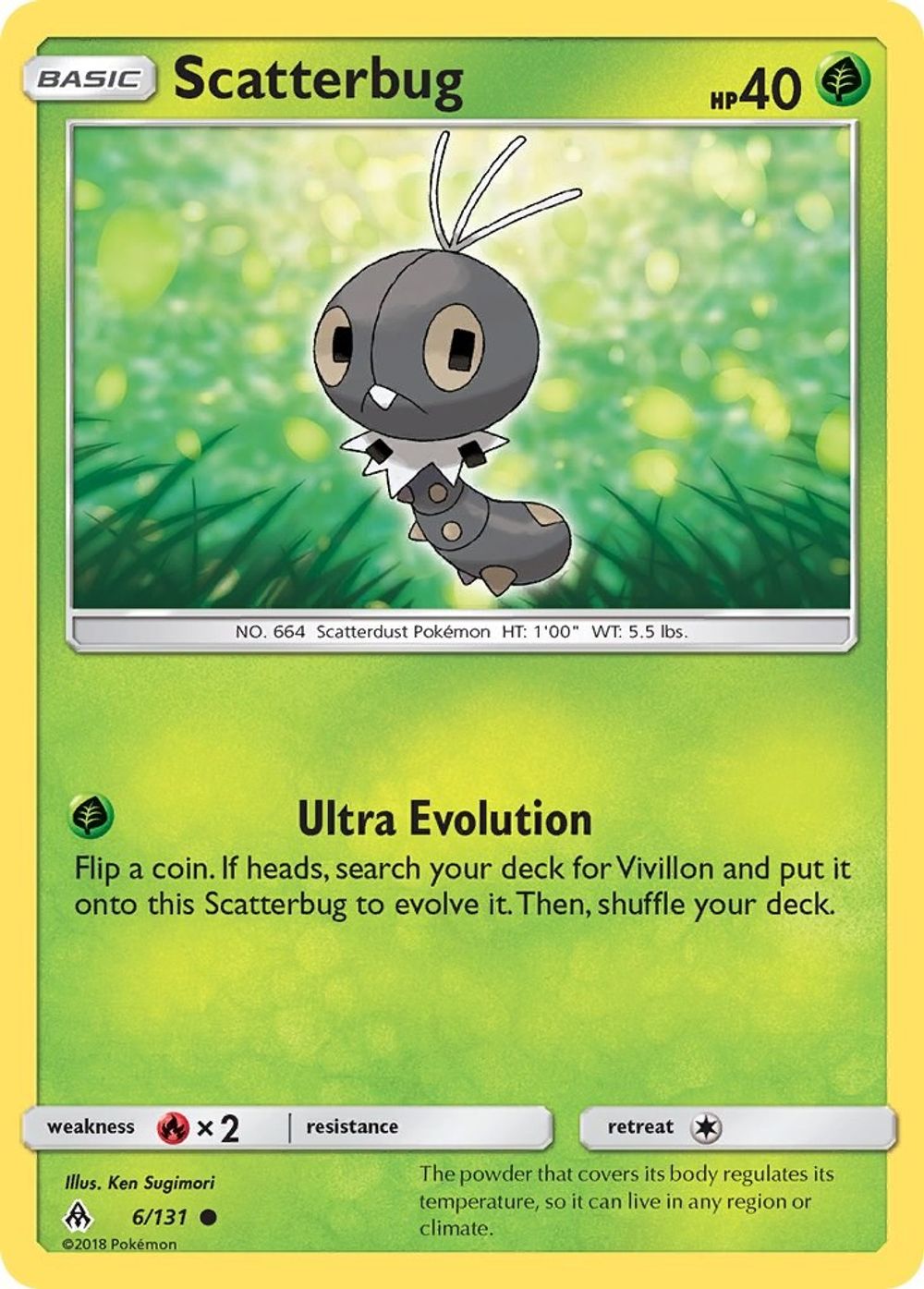 Scatterbug (6) — SM - Forbidden Light