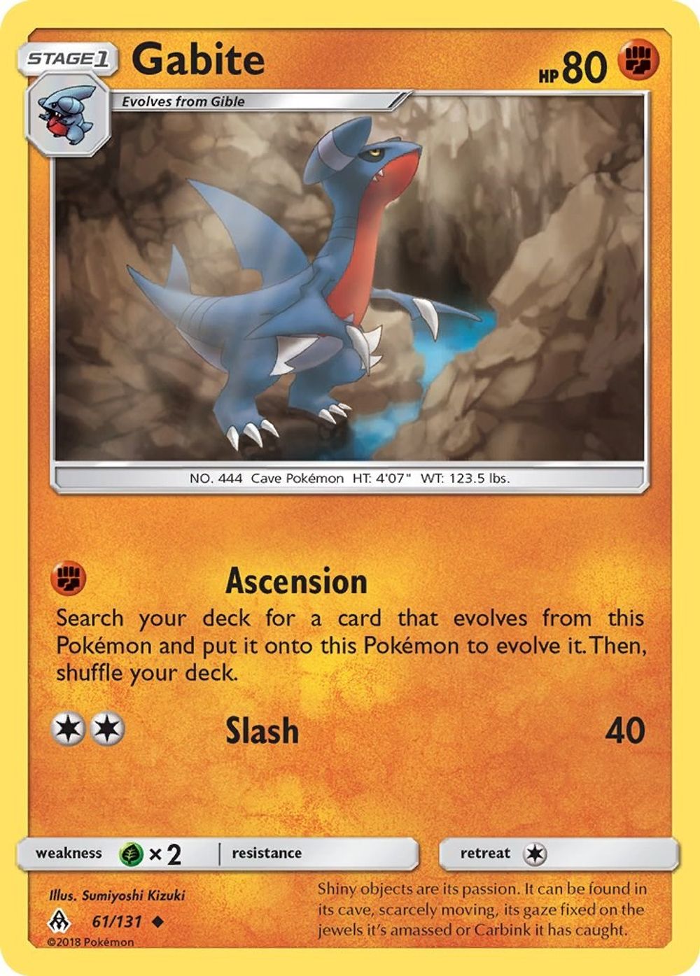 Gabite — SM - Forbidden Light