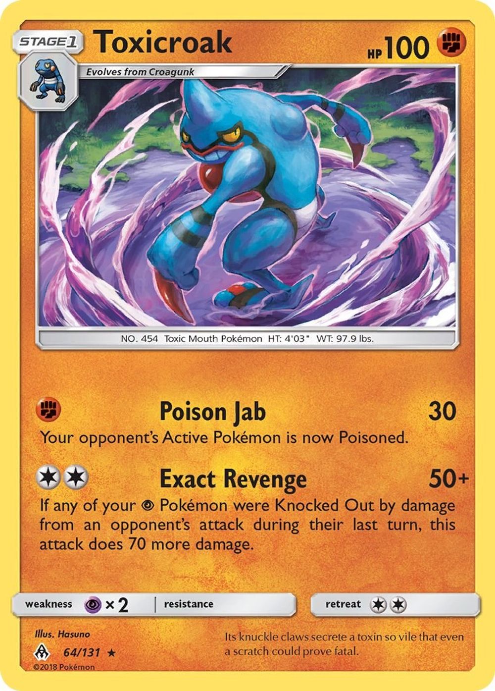 Toxicroak — SM - Forbidden Light