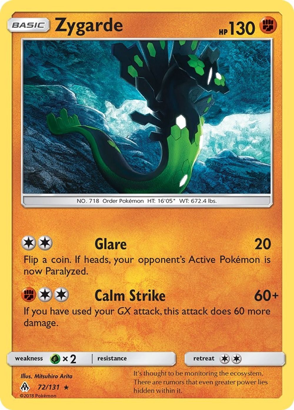 Zygarde (72) — SM - Forbidden Light