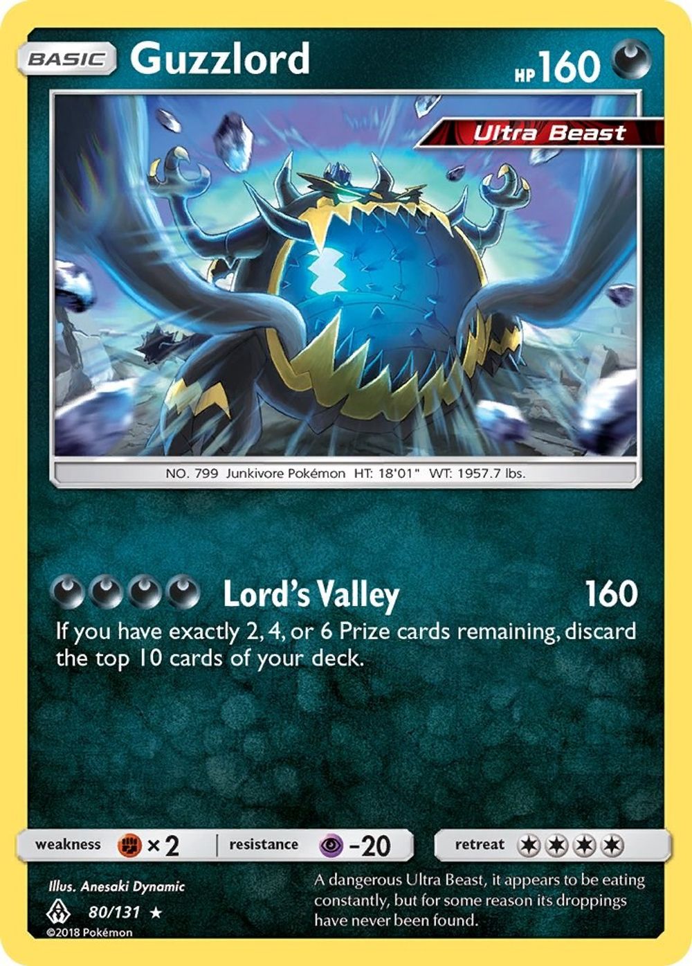 Guzzlord — SM - Forbidden Light