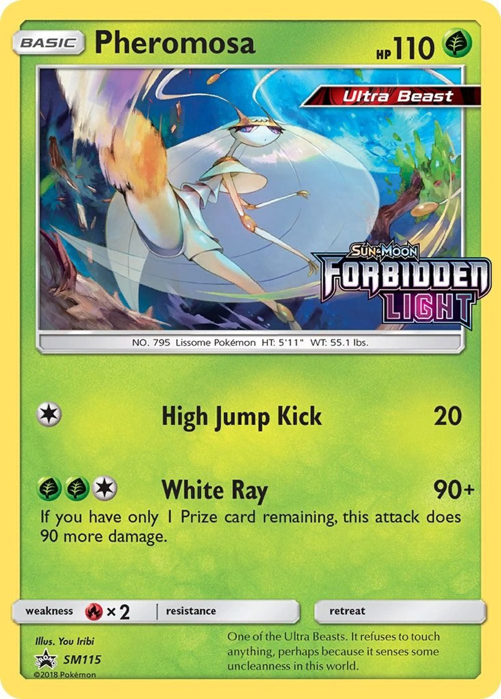 Pheromosa - SM115 (Prerelease) — SM Promos