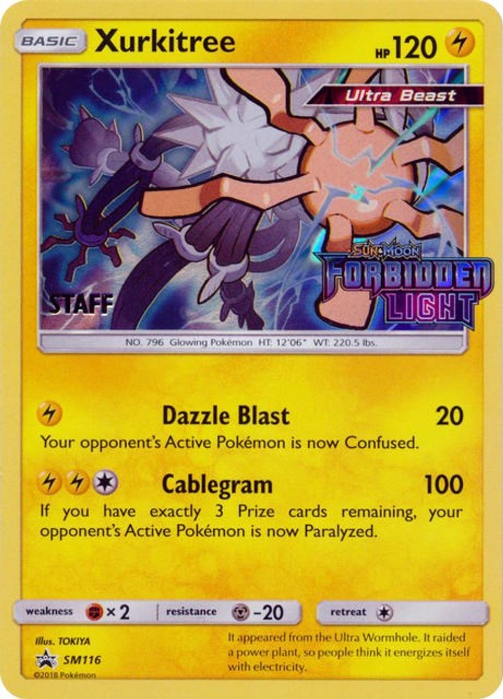 Xurkitree - SM116 (Prerelease) [Staff] — SM Promos