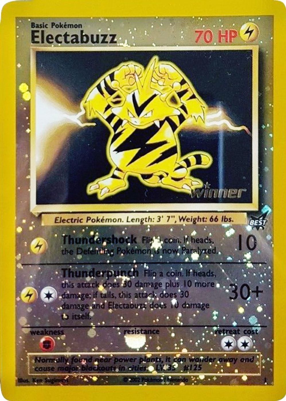 Electabuzz - 1 [Winner] — Best of Promos