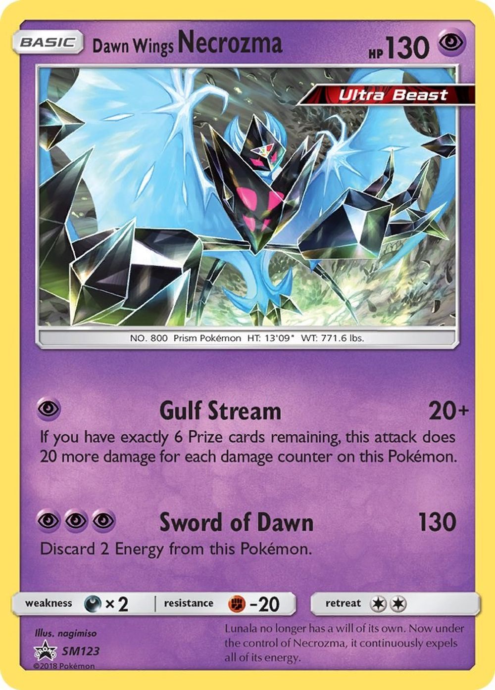 Dawn Wings Necrozma - SM123 — SM Promos